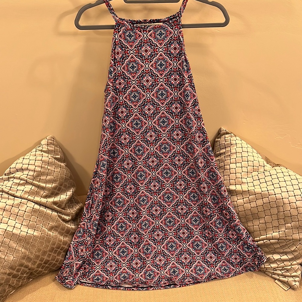 Short multicolored dress